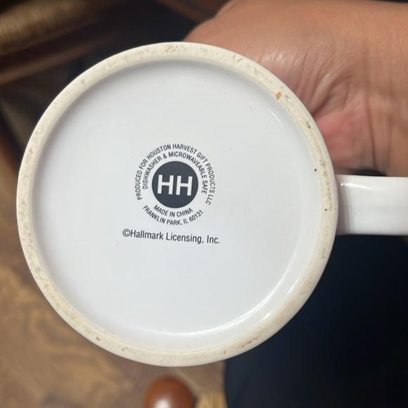 Peace Love and Joy to You” ~ Four Angels Coffee Mugs w/Tray ~ Houston Harvest - Picture 4 of 5